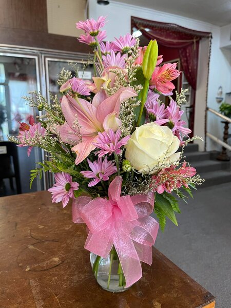 Beautiful In Pink from Rogers Florist, your flower shop in Meridian, MS