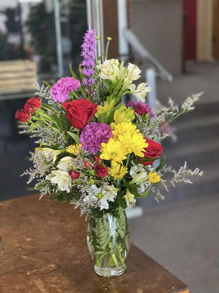 Fresh Mixed Flowers from Rogers Florist, your flower shop in Meridian, MS