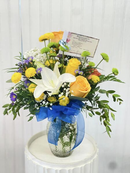 Easter Floral Arrangement from Rogers Florist, your flower shop in Meridian, MS