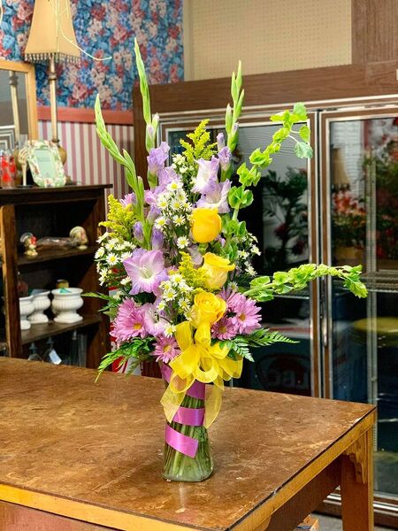 Overflowing Joy from Rogers Florist, your flower shop in Meridian, MS