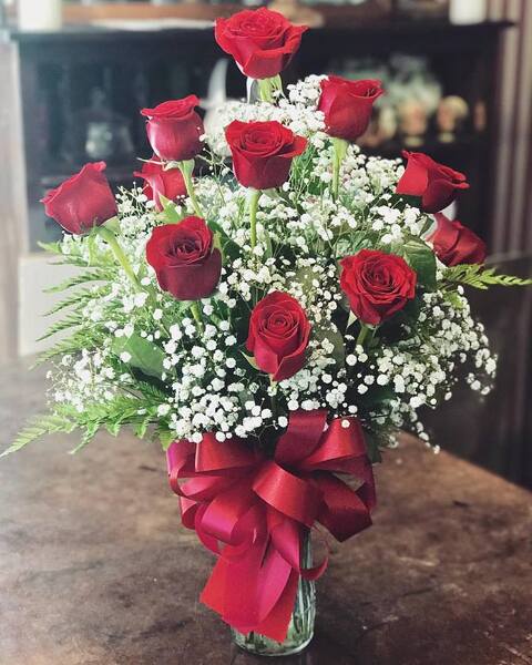 Dozen Red  from Rogers Florist, your flower shop in Meridian, MS