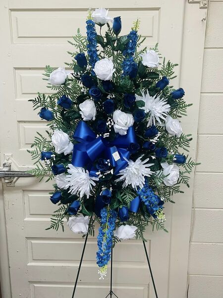 Artificial Flower Blue Mixed from Rogers Florist, your flower shop in Meridian, MS